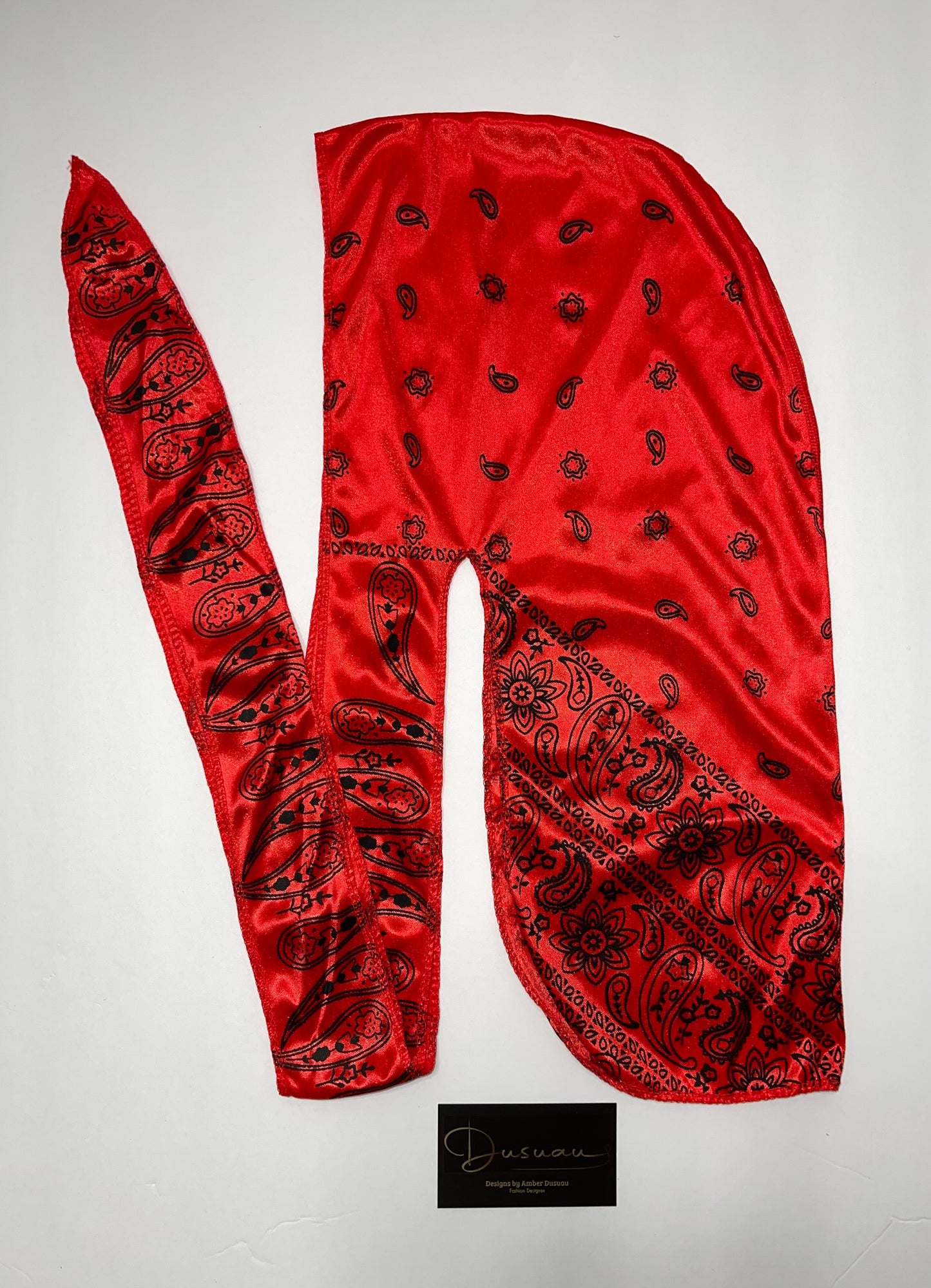 Red Bandana Durag