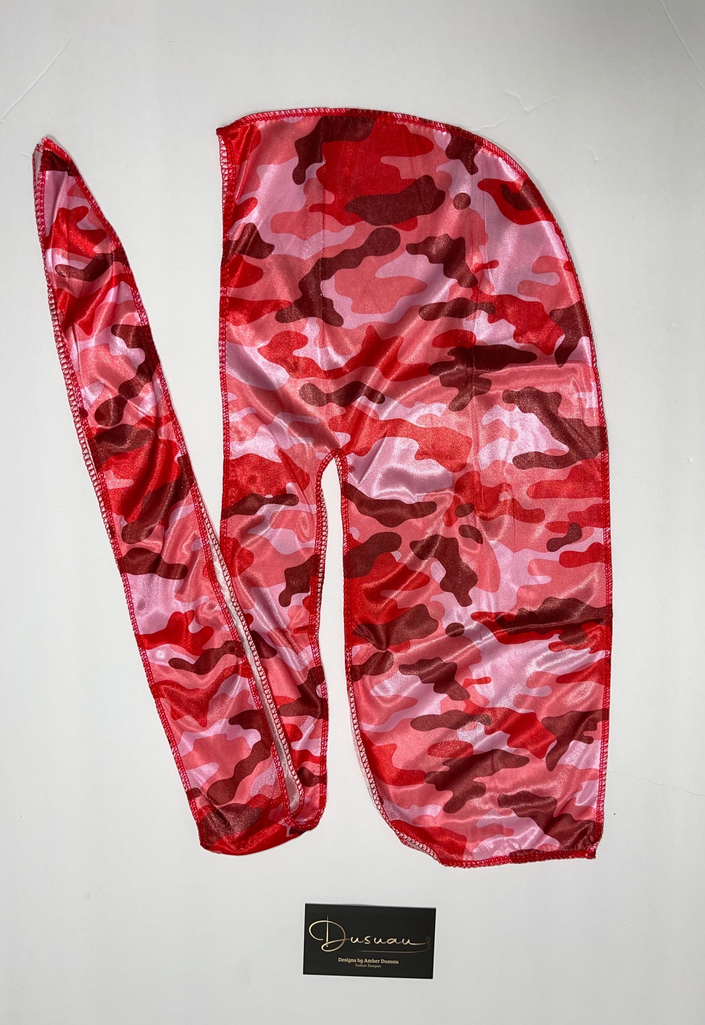 Rouge Camo Durag